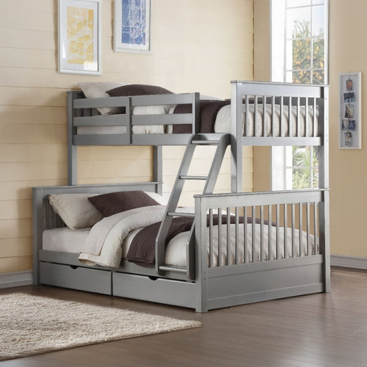 Haley II Twin/Full Bunk Bed W/Storage