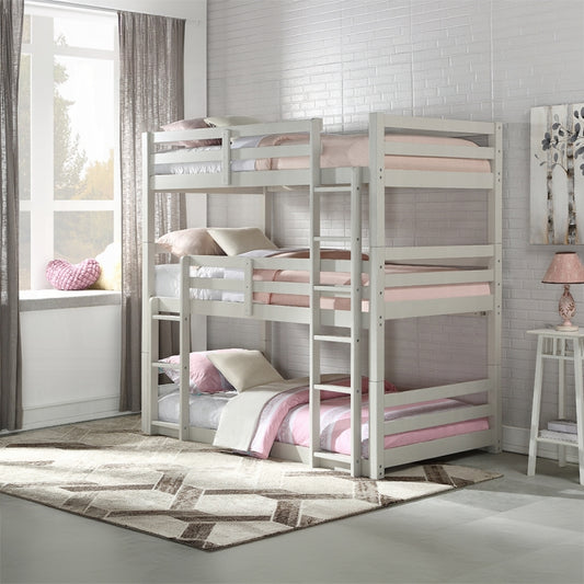Ronnie Triple Twin Bunk Bed
