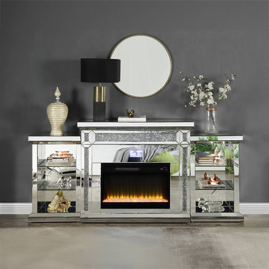 Noralie Fireplace W/LED & Bluetooth