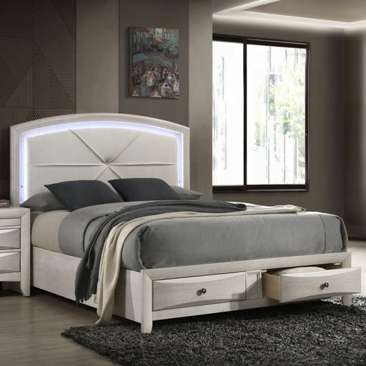 Ramondi Queen Bed w/Storage & LED