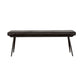 Misty Leather Upholstered Dining Bench Antique Espresso
