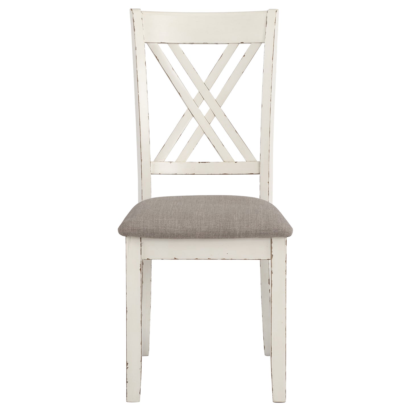 Fortress 7-piece Rectangular Dining Set Vintage Vanilla