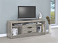 Burke 2-drawer Engineered Wood 59-inch TV Stand Grey Driftwood