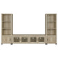 Sachin 3-piece 79-inch TV Entertainment Center Antique Pine