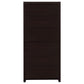 Skylar 71-inch 5-shelf Bookcase with Drawer Cappuccino