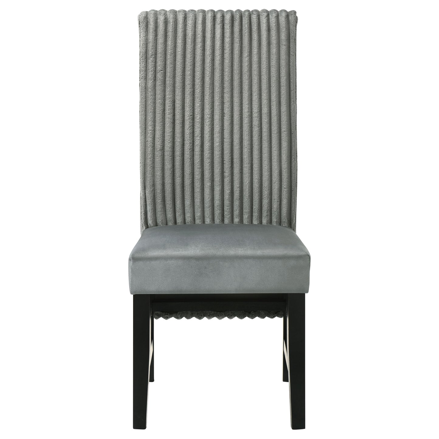 Barrand Upholstered Dining Side Chair Grey (Set of 2)