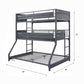 Cargo Twin/Twin/Full Bunk Bed