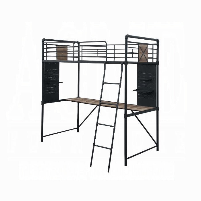 Cordelia Twin Loft Bed W/Desk