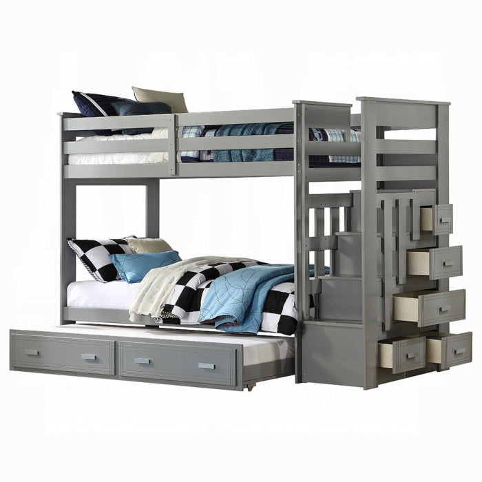 Allentown Twin/Twin Bunk Bed W/Trundle & Storage