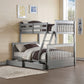 Haley II Twin/Full Bunk Bed W/Storage