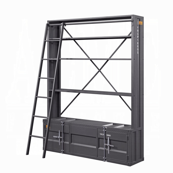 Cargo Bookcase W/Ladder