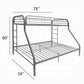 Tritan Twin/Full Bunk Bed