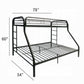 Tritan Twin/Full Bunk Bed