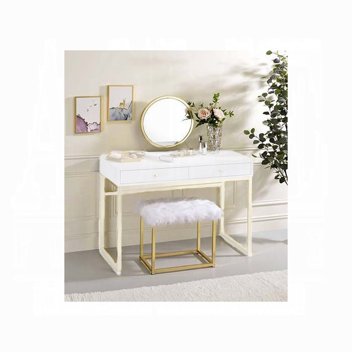 Adao Vanity Mirror & Stool