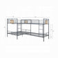 Cordelia Double Twin & Double Full Bunk Bed