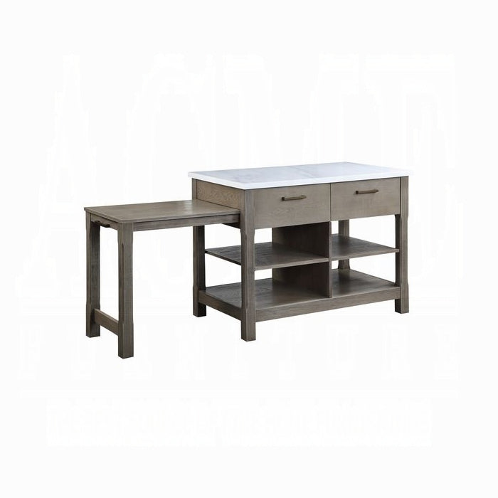 Feivel Kitchen Island W/Pull Out Table