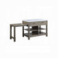 Feivel Kitchen Island W/Pull Out Table