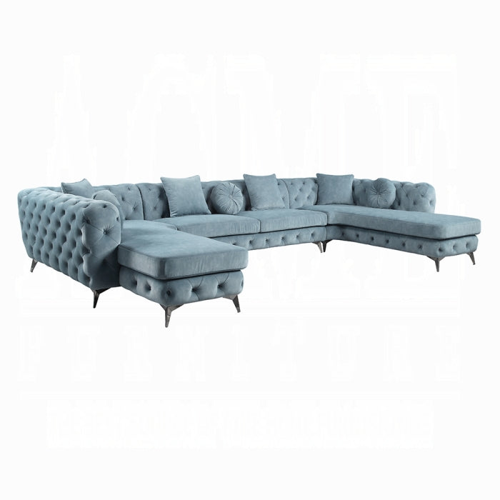 Zerah Sectional Sofa W/7 Pillows
