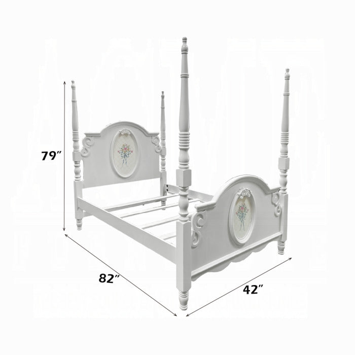 Flora Twin Bed W/Poster