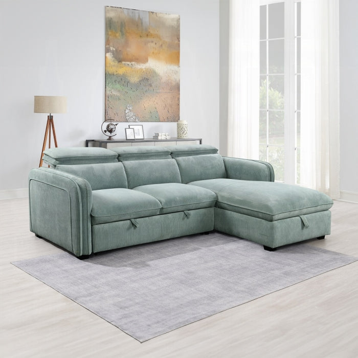 Zavala Sectional Sofa W/Sleeper & Storage