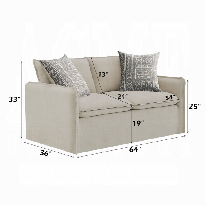 Upendo Loveseat W/2 Pillows