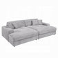 Hilde Sectional Sofa w/4 Pillows