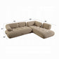 Carrick Sectional Sofa w/6 Pillows