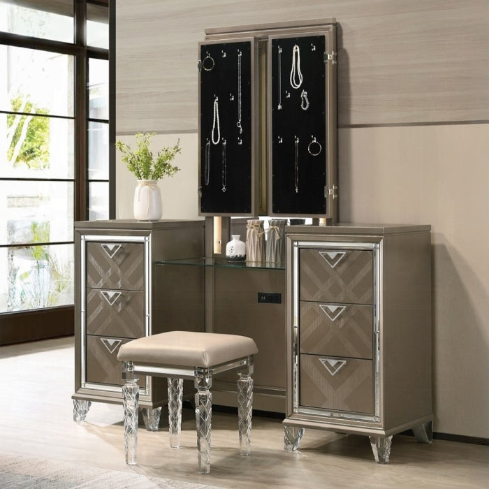 Skylar Vanity Desk & Mirror