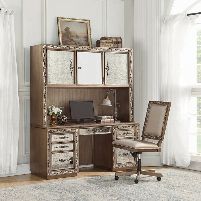 Orianne Executive Computer Desk W/Hutch