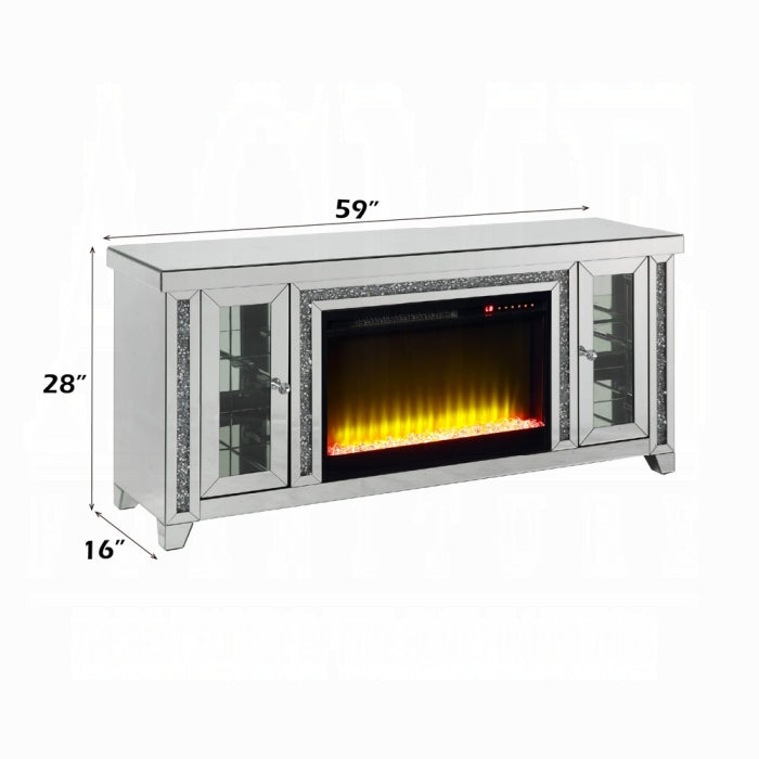 Noralie TV Stand W/Fireplace & LED