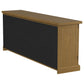Florence 4-door Dining Sideboard Buffet Cabinet Rustic Honey