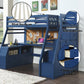 Jason II Twin Loft Bed W/Storage
