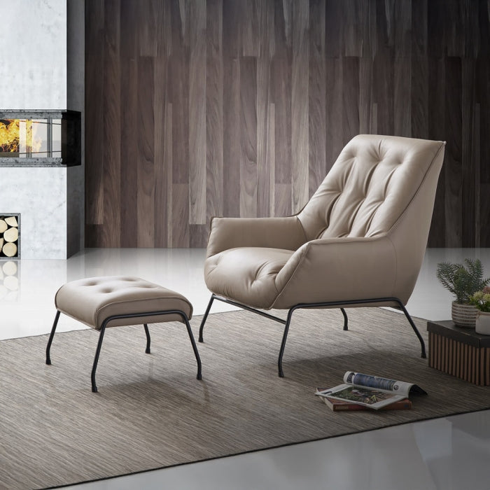Zusa Accent Chair & Ottoman