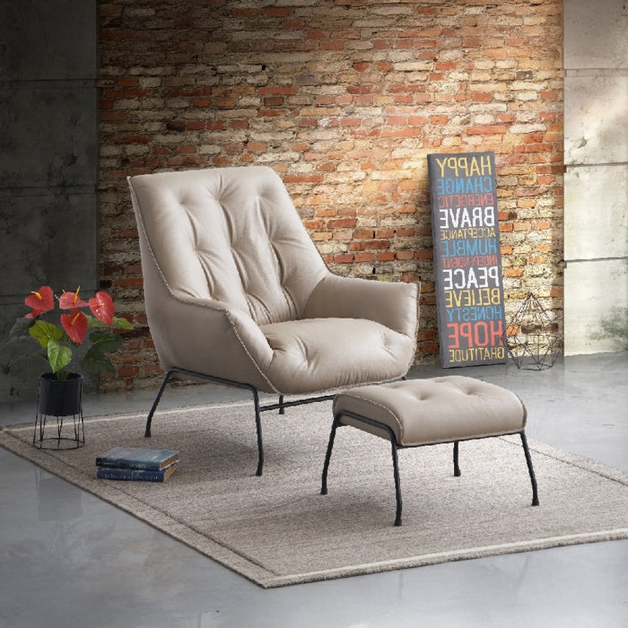 Zusa Accent Chair & Ottoman
