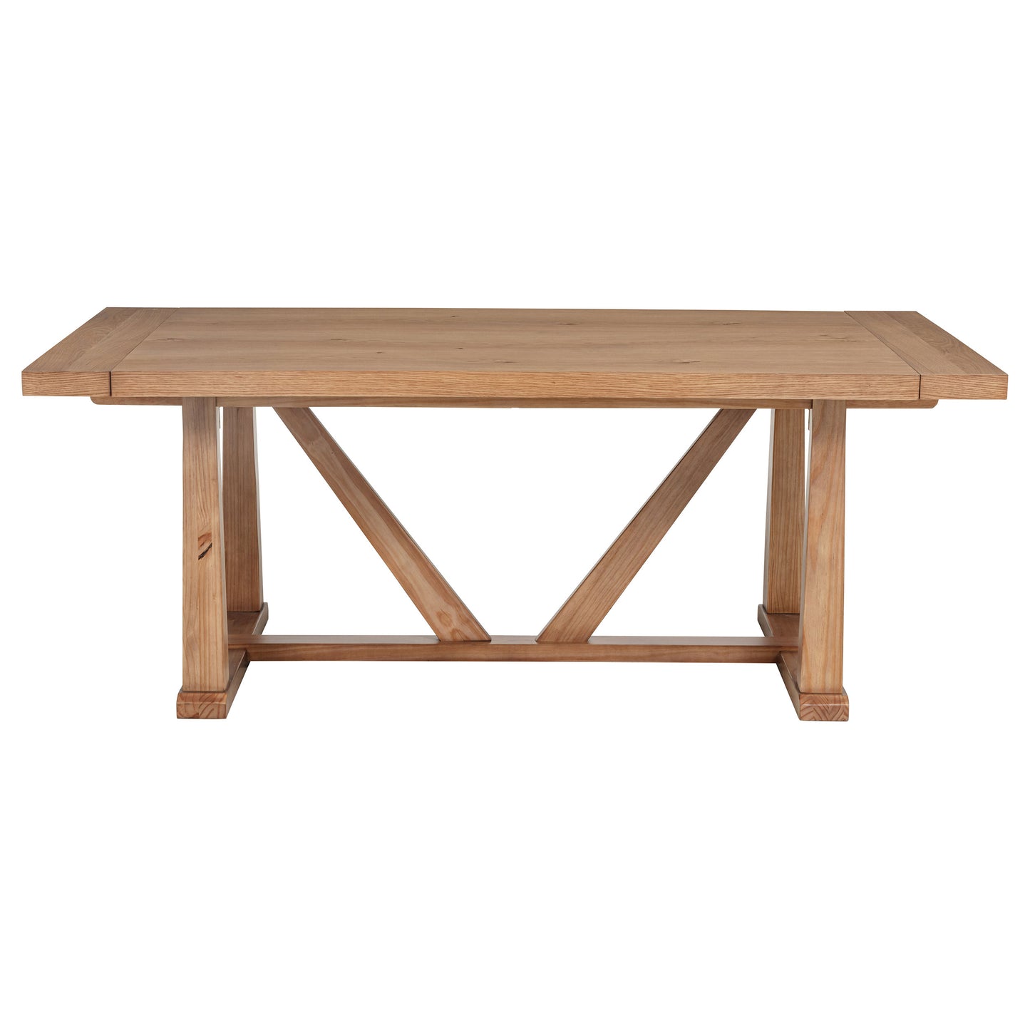 Middleton 106-inch Extension Leaf Dining Table Natural Brown