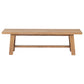 Middleton 60-inch Wood Backless Dining Bench Natural Brown