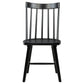Middleton Solid Wood Dining Side Chair Black (Set of 2)