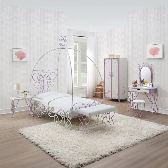 Priya II Twin Bed W/Canopy