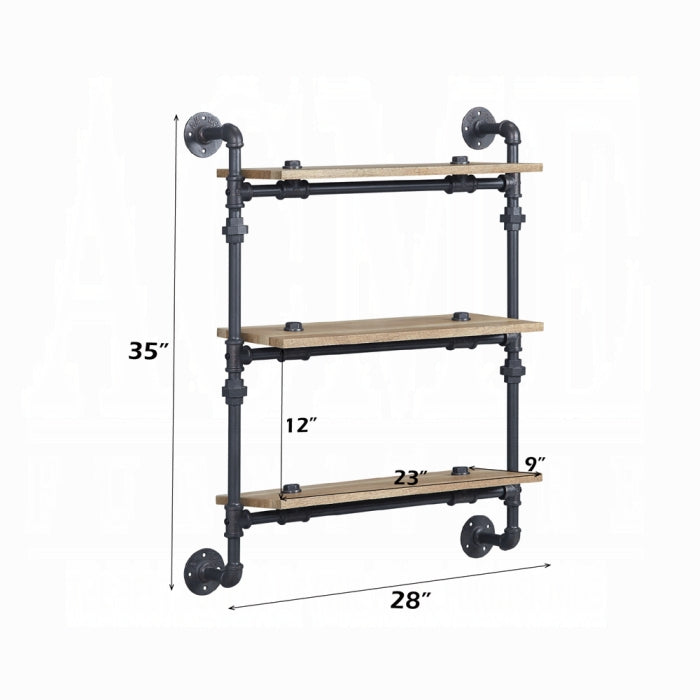 Brantley Wall Rack W/3 Shelves