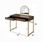 Coleen Vanity Desk W/Mirror & Jewelry Tray