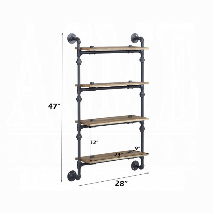 Brantley Wall Rack W/4 Shelves