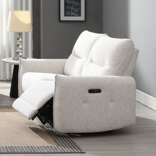Lalisa Power Motion Loveseat w/USB Port