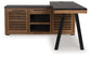 Kallari Credenza with Desk Return