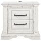 McKinney 2-drawer Nightstand with Dual USB Vintage White