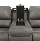 Brickston 3-piece Triple Power Reclining Sofa Set Charcoal