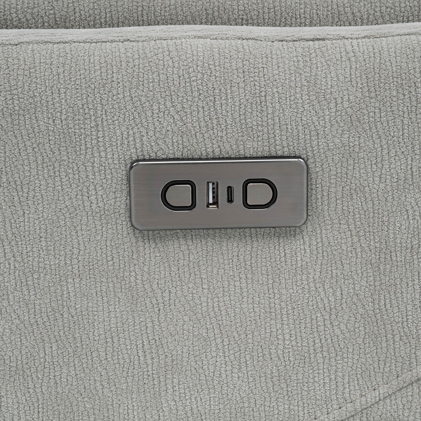 Adler Upholstered Power Swivel Glider Recliner Ivory