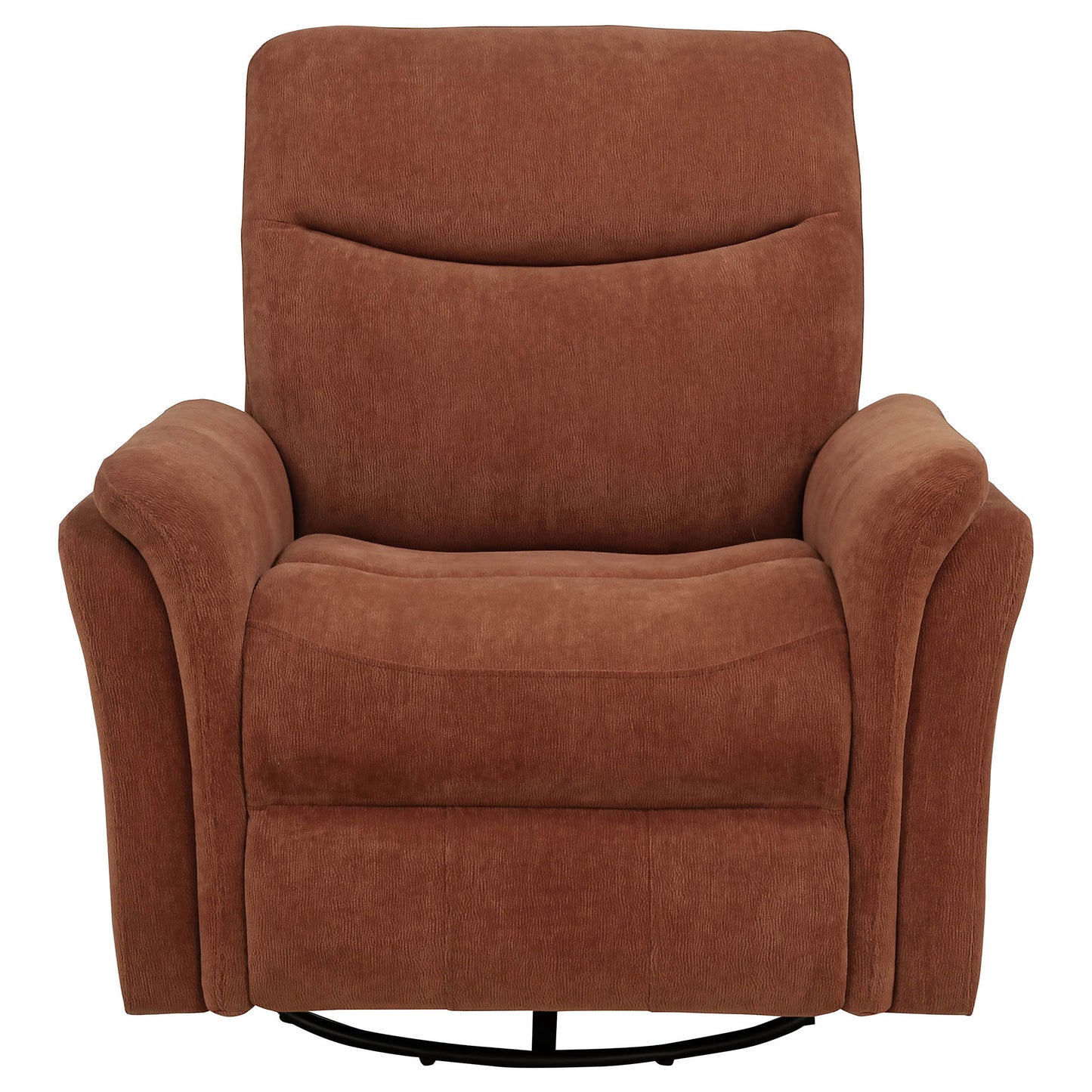 Adler Upholstered Power Swivel Glider Recliner Rust