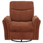 Adler Upholstered Power Swivel Glider Recliner Rust