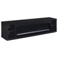 Deiter 79-inch TV Stand Fireplace Media Console Black