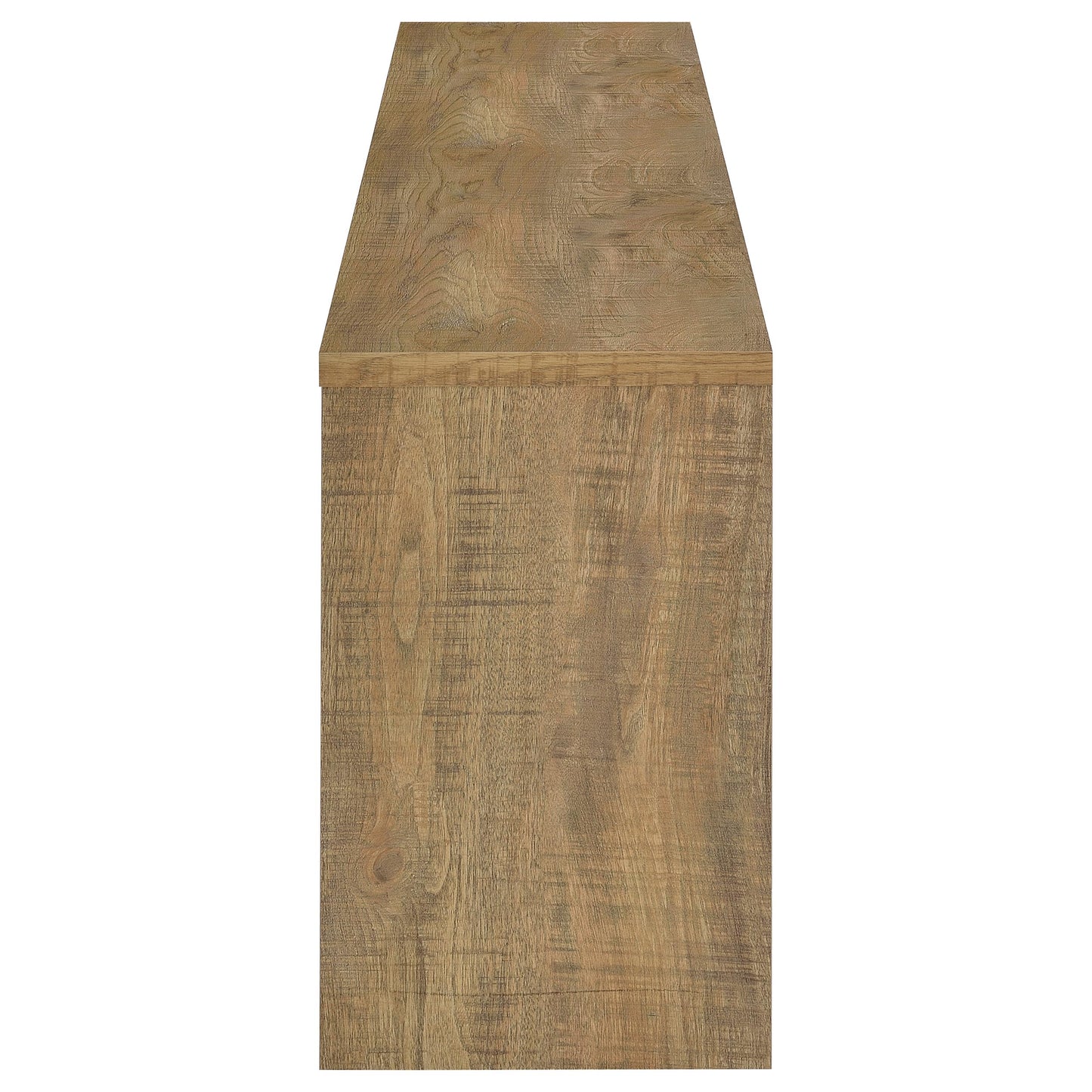 Eddy 79-inch 2-door TV Stand Fireplace Media Console Mango